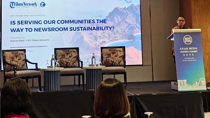 CEO Tribun Network Dahlan Dahi di  Asian Leader Media Summit 2025
