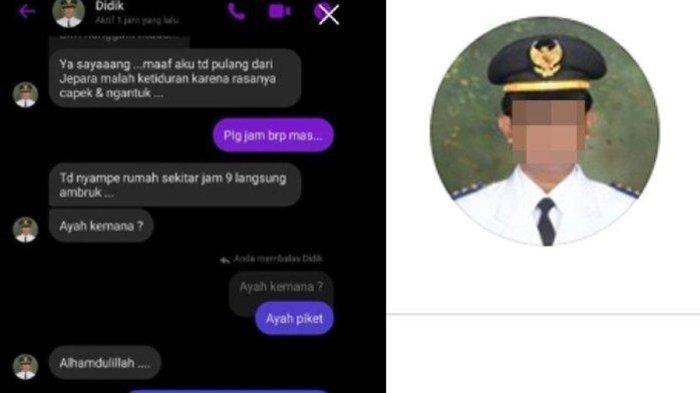 ISI CHAT Mesra Camat dengan Istri Polisi Tersebar, Perselingkuhannya Terbongkar, Bupati Turun Tangan