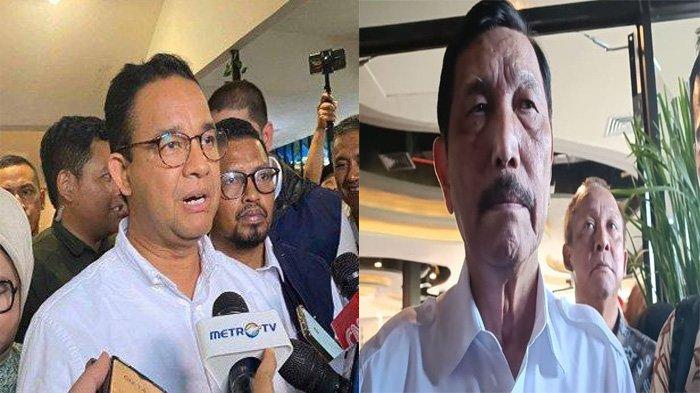 Anies Baswedan Sebut Luhut Terlalu Panik Gegara Serang Tom Lembong Soal Beri Contekan ke Jokowi