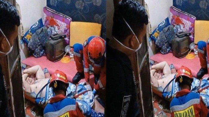 DRAMATIS Proses Evakuasi Pria Obesitas 200 Kg dari Kamar Kos Sempit di Jakarta, Ruangan Dipenuhi Bau