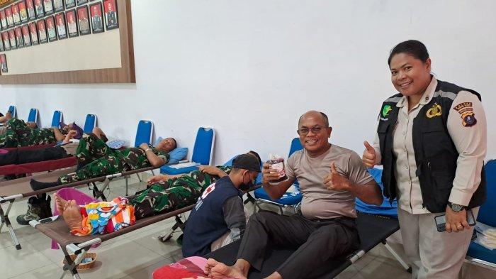 Peringati HUT Ke-77 Bhayangkara, Polres Karo Gelar Donor Darah