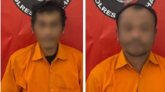 Pria Inisial PPS dan MAS Diringkus Polres Humbahas, Empat Motor Curian Diamankan