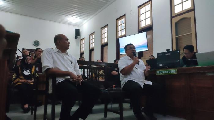 KASUS KORUPSI - Jaksa Penuntut Umum dari Komisi Pemberantasan Korupsi (KPK) Eko Wahyu saat diwawancarai di Pengadilan Negeri Medan usai sidang kasus korupsi mantan Kepala Dinas PUPR Sumut, Topan Ginting, Jumat (13/2/2026).
