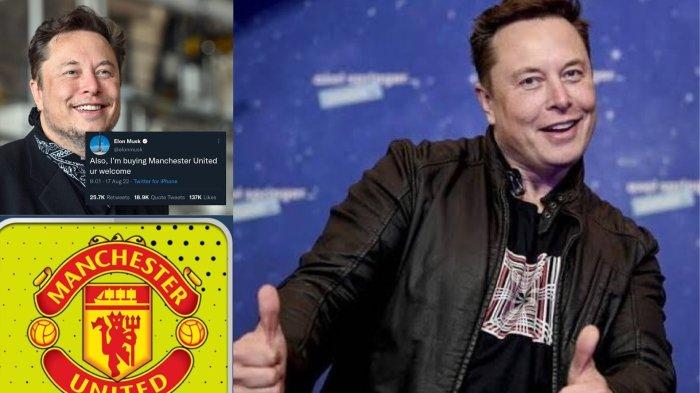 Glazer Diminta Keluar dari Man United, Elon Musk Ingin Beli MU, Klub Favoritnya Sejak Kecil
