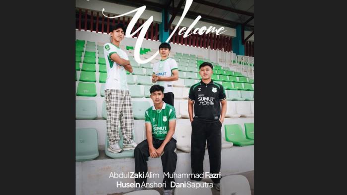 Empat dari enam pemain baru PSMS Medan di bursa transfer paruh musim 2025/2026. PSMS Medan menunjukkan keseriusannya dalam melakukan pembenahan skuat pada paruh kompetisi Pegadaian Championship musim 2025/2026.