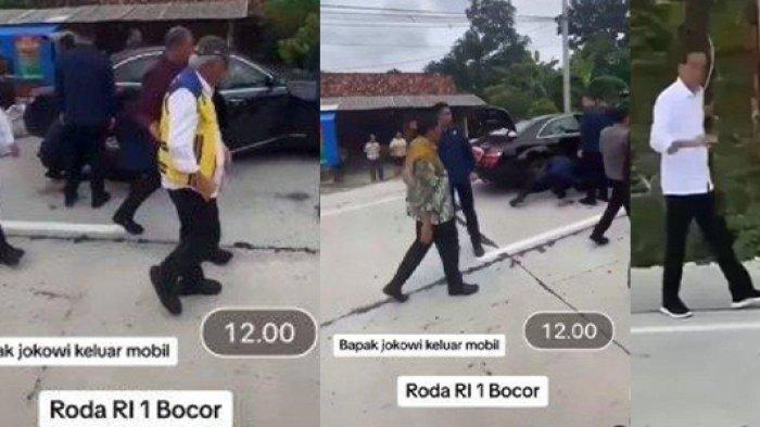 FAKTA Video Ban Mobil Dinas Presiden Bocor hingga Jokowi Turun Jalan Kaki,Ternyata Lagi Ngukur Jalan