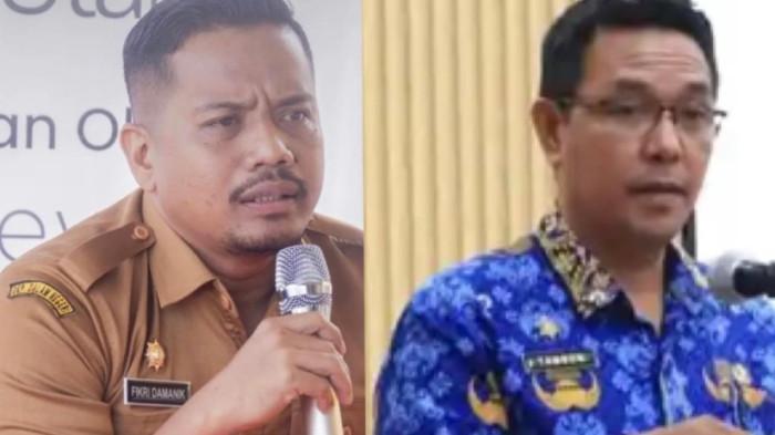 Fikri Damanik dan Ronald Tambun, dua mantan Kepala Dinas di Simalungun yang pindah ke Pemko Pematangsiantar