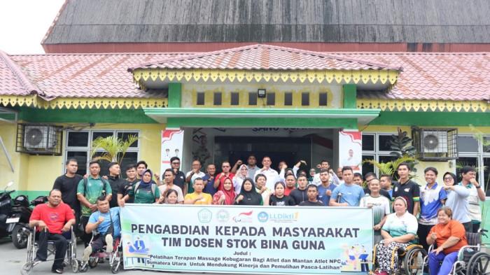 NPC Sumut Gelar Pelatihan Massage Kebugaran untuk Atlet Disabilitas