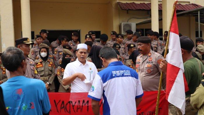 Mayday, Polres Palas Amankan Unjuk Rasa Buruh di Kantor DPRD