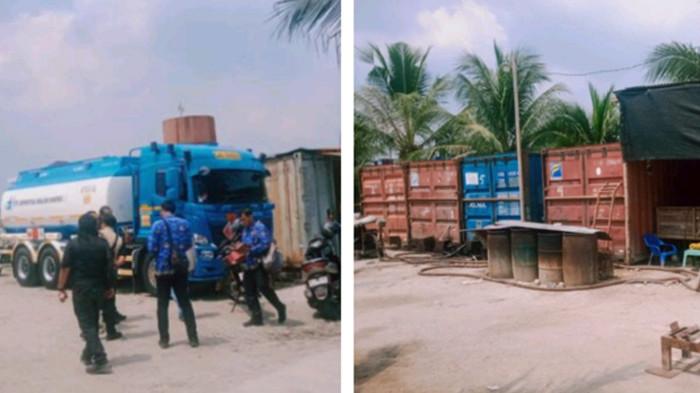 GEREBEK DIDUGA GUDANG BBM ILEGAL