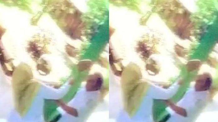 GURU DIANIAYA - Rekaman CCTV (Kiri)-Yuli Mirza (Kanan). Tengah viral video dan perundungan yang dialami seorang guru oleh pegawai PPPK dan operator sekolah.