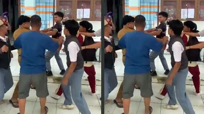 PENGEROYOKAN - Seorang guru bernama  Agus Saputra mengalami pengeroyokan dari sejumlah siswa SMK di Kabupaten Tanjung Jabung Timur (Tanjabtim).