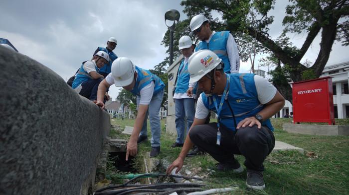 General Manager PLN UID Sumut memastikan jalur kelistrikan di Lap Merdeka
