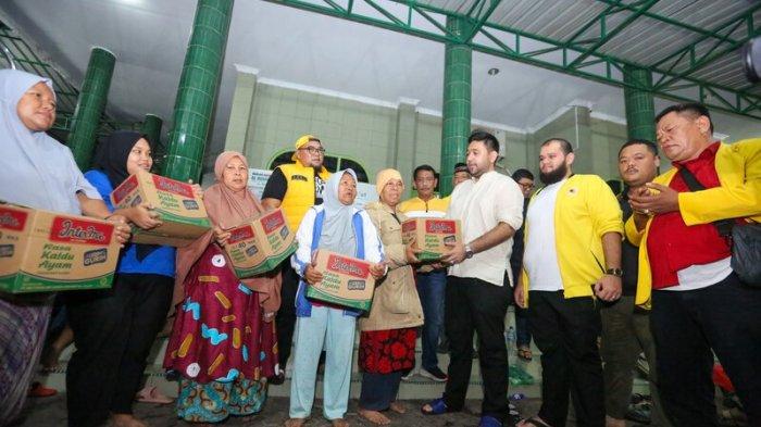 DPD Golkar Kota Medan Salurkan Tiga Ton Beras dan Ratusan Kotak Mie Instan ke Korban Banjir