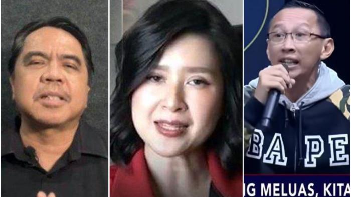 Politisi PSI Grace Natalie dan Ade Armando, beserta pegiat media sosial (medsos) Permadi Arya atau Abu Janda, dilaporkan ke Bareskrim Polri terkait video ceramah Jusuf Kalla.