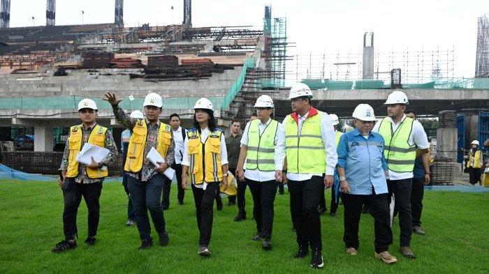 Wamen Diana Tinjau Stadion Teladan bersama Bobby Nasution: Terus Percepat Progres Renovasi