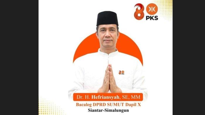 KEPALA DAERAH - Mantan Wali Kota Pematang Siantar, Hefriansyah yang disebut maju sebagai Bacaleg DPRD Sumut melalui Dapil X (Siantar-Simalungun)