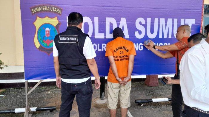 Bandar Narkoba Tidur Semen Setelah Ditangkap Polres Tebingtinggi, Berat Sabunya Segini