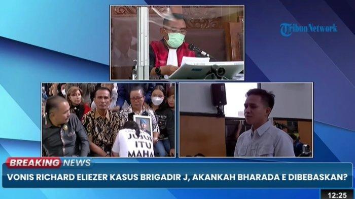 Idolanya Divonis 1 Tahun 6 Bulan, Fans Bharada E Sujud hingga Cium Tangan Orangtua Brigadir J