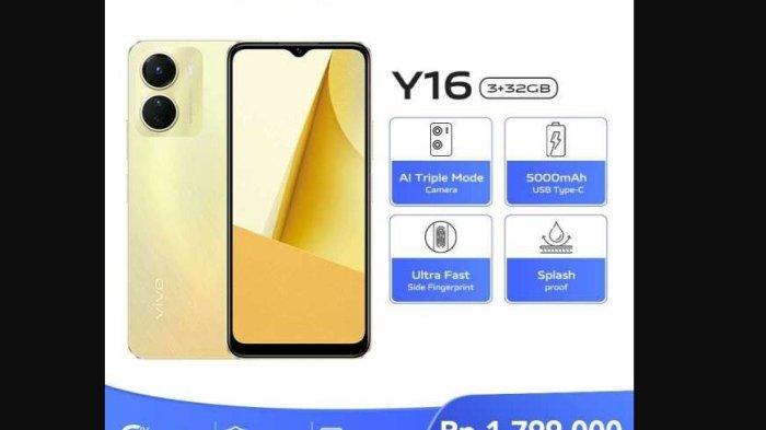 Simak Daftar HP Vivo Harga Rp 1 Jutaan di Januari 2023, Ada Vivo Y16 hingga Vivo Y12s