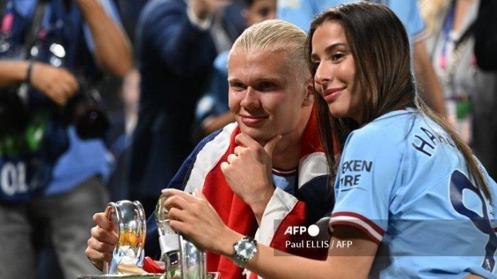 SOSOK Isabel, Cewek yang Dibawa Erling Haaland ke Dalam Lapangan, Ternyata Sama-sama Anak Bola