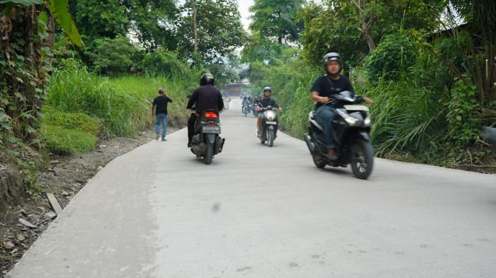 Warga Bersyukur Jalan Sunggal Penghubung Medan-Deliserdang Dibeton