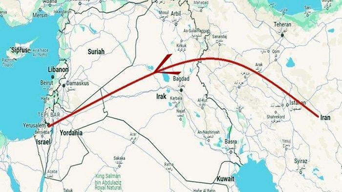 KETIKA Rudal dan Drone Iran Mampu Menghujani Israel dari Jarak 2.313 Kilometer, 12 Warga Terluka