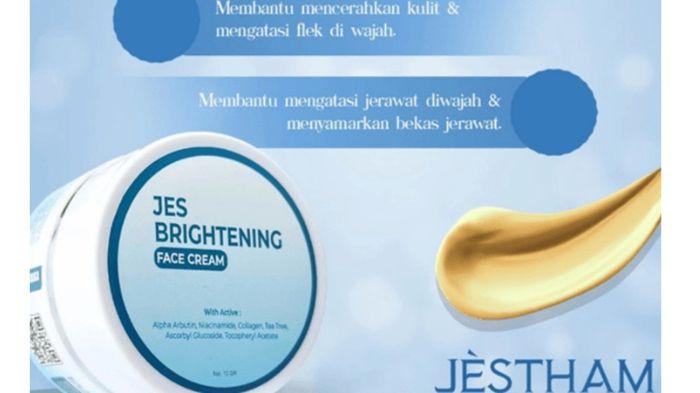 Jes Brightening Face Cream Andalan Wajah Glowingmu!
