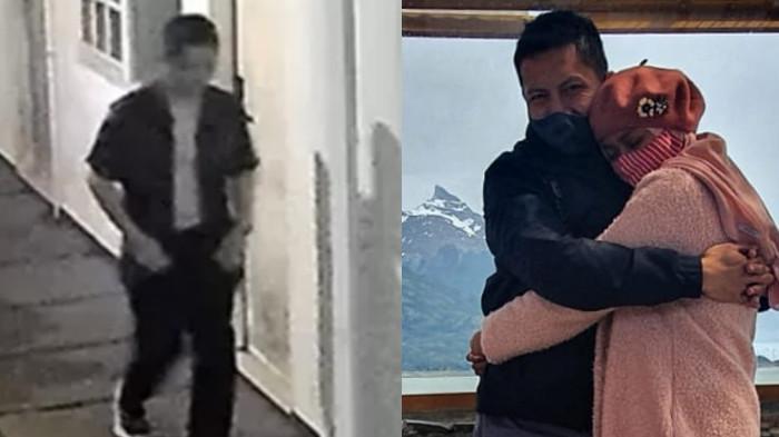 KASUS KEMATIAN ARYA DARU - Tangkapan layar CCTV Daru di kos (KIRI). Foto Daru bersama istri (KANAN). Percakapan Lengkap Istri Diplomat Arya Daru dengan Penjaga Kos