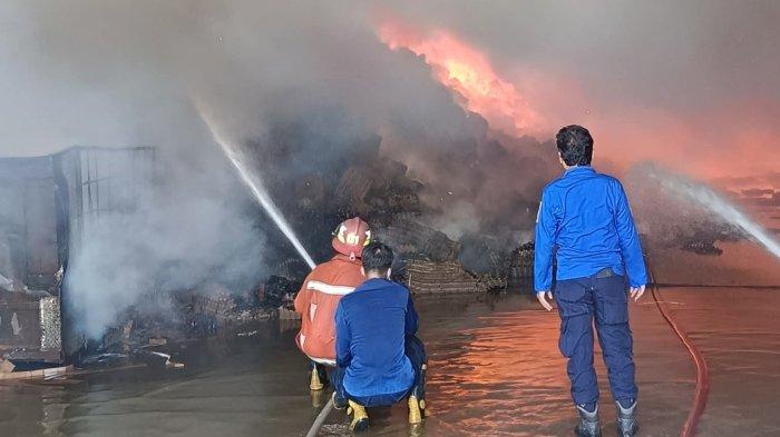 Pabrik Sarang Telur di Binjai yang Terbakar Sulit Dipadamkan, BPBD Imbau Pengusaha Sediakan APAR