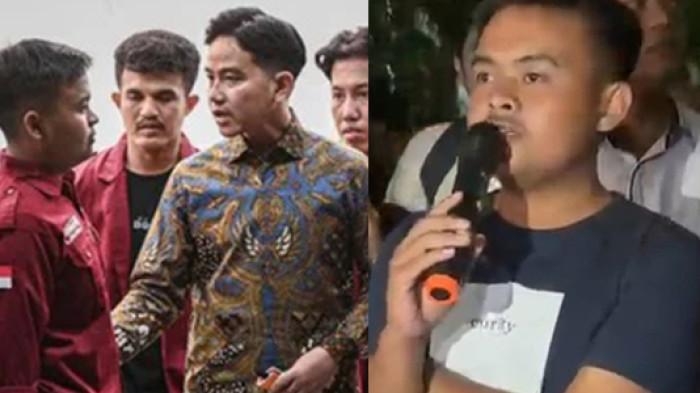 KETUA BEM TERIMA SUAP: Ketua BEM FH UBK, Muhammad Abdimaludin alias Abdi mengakui menerima uang Rp 20 juta terkait demonstrasi dan potretnya saat sedang berbicara dengan Wakil Presiden Gibran Rakabuming Raka saat pertemuan di Istana Negara beberapa waktu lalu.