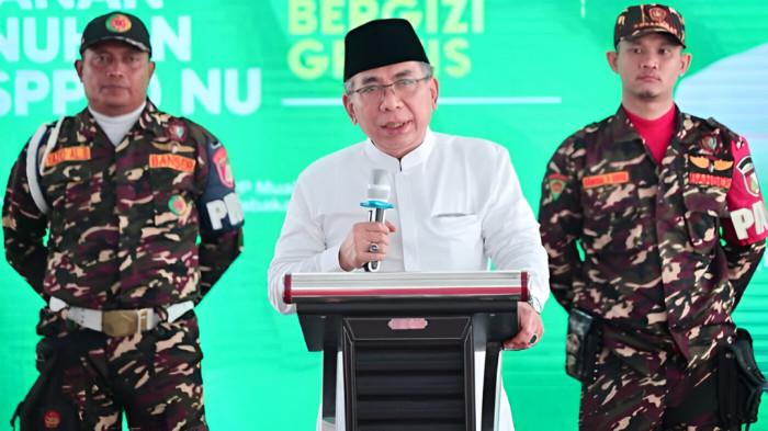 TIDAK MUNDUR- KH Yahya Cholil Staquf menegaskan dirinya tidak akan mundur dari jabatannya sebagai Ketua Umum PBNU meskipun banyak desakan yang muncul ke publik.