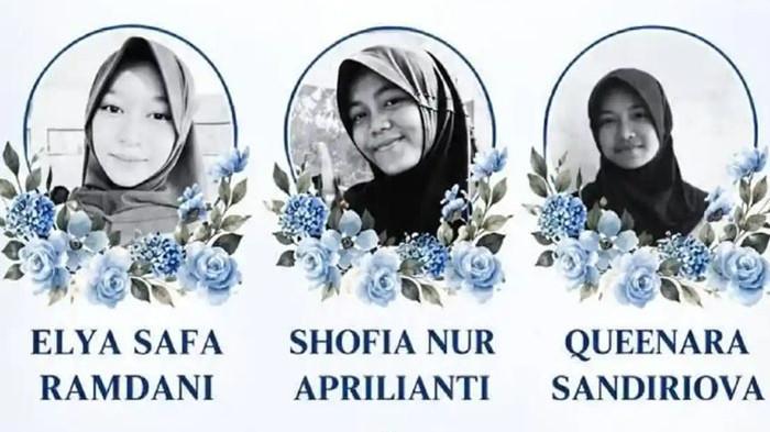 KRONOLOGI 3 Siswi SMP Tewas Ditabrak Truk, tak Pakai Helm Bonceng Tiga Saat Pulang Sekolah