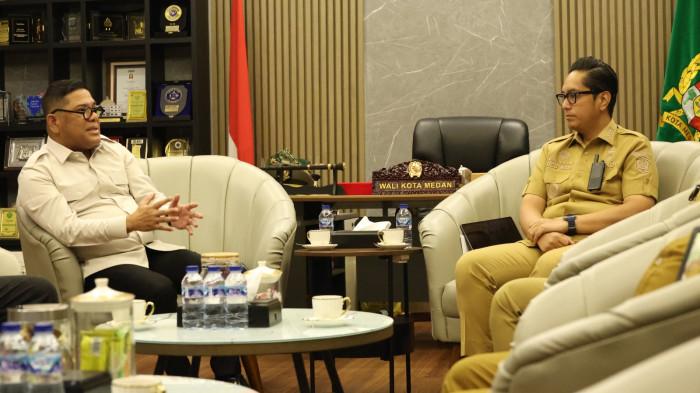 Kakanwil Imigrasi Sumut Temui Wali Kota