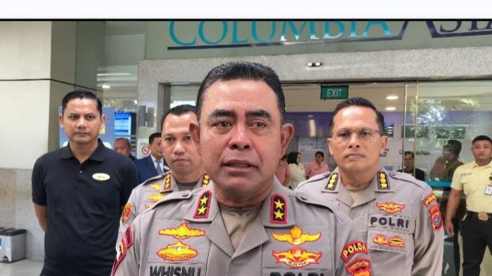 Kapolda Sumut Irjen Wishnu Jenguk Korban yang Ditabrak 3 Personel Polda Sumut