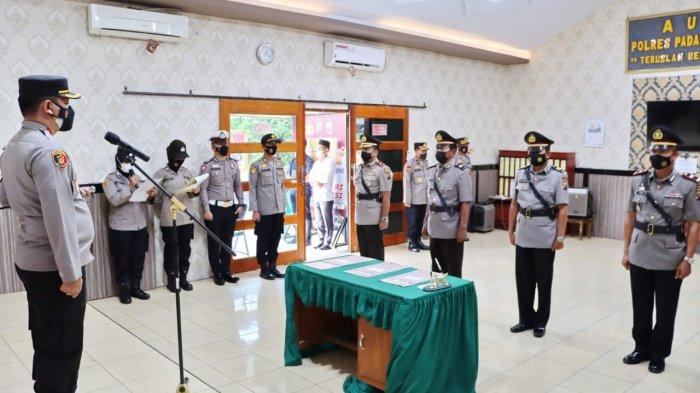 Kapolres Padangsidimpuan Serah Terima Jabatan Wakapolres, Kabag Ren dan Kasat Samapta