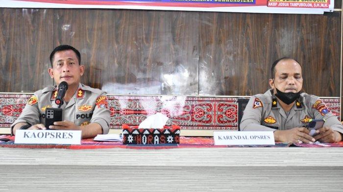 Penanggulangan Karhutla Berkelanjutan, Polres Samosir Rakor Ops Bina Karuna Toba 2022