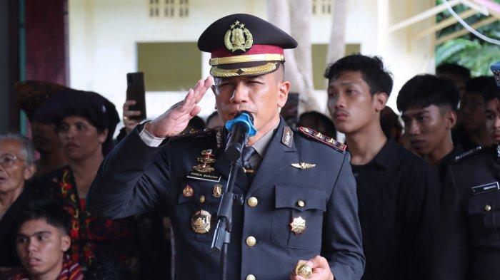 Kapolres Pimpin Upacara Pemakaman Personel Polres Siantar