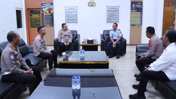 Kapolres Sibolga Terima Silaturahmi Dari Dansatradar 234 Sibolga, Perkuat Sinergi TNI–Polri