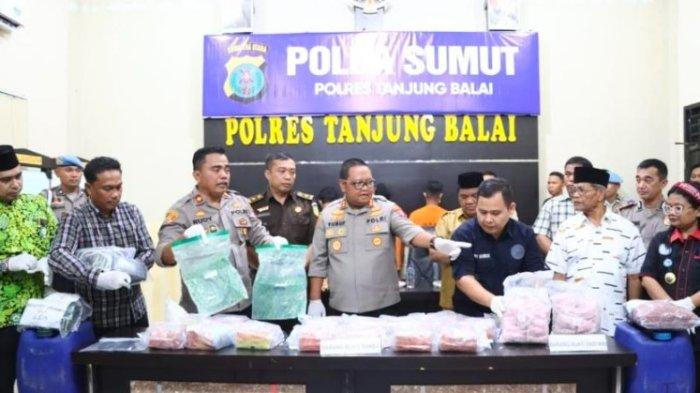 15 Kg Sabu dan 10 Ribu Butir Pil Ekstasi Diamankan Polres Tanjungbalai, Ini Kata AKBP Yusuf Afandi