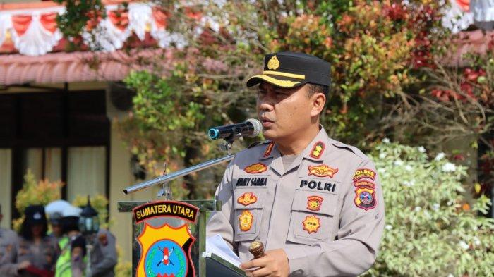 Kapolres Tapteng Pimpi Apel Kasat Kamling, Berikut Pesannya