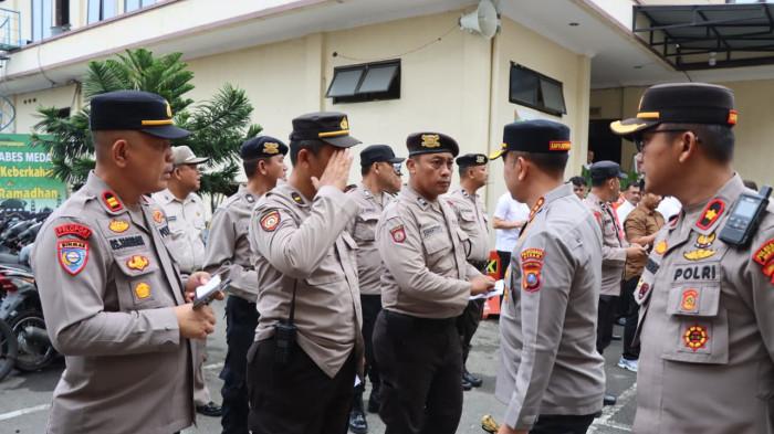 Berkantor di Polsek Sunggal, Kapolrestabes Medan Tegaskan Komitmen Tekan Kriminalitas