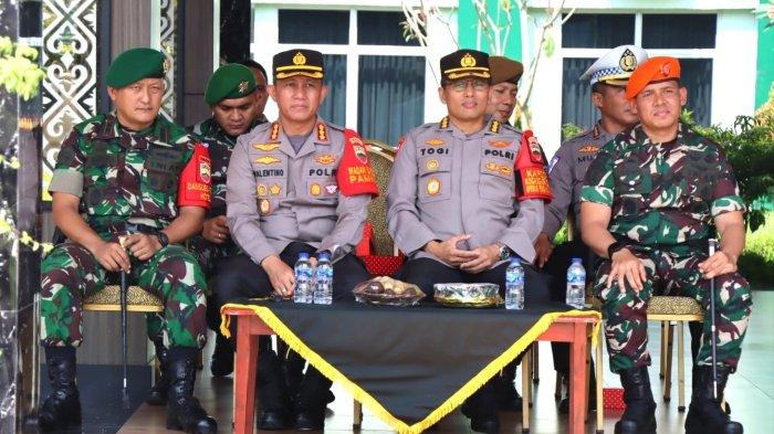 Kapolrestabes Medan Hadiri Apel Pengamanan Kedatangan Iriana Jokowi