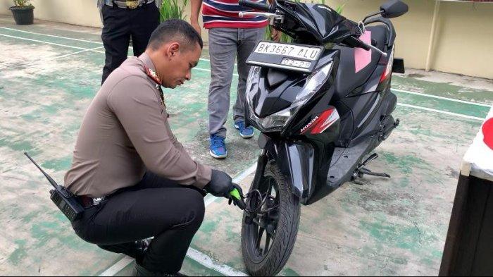 Marak Aksi Curanmor, Kapolsek Medan Timur Imbau Warga Pasang Gembok Rantai di Kendaraan