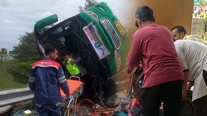 KRONOLOGI Kecelakaan Bus Wisata di Tol Pemalang-Batang, Berikut Nama-nama Korban Tewas