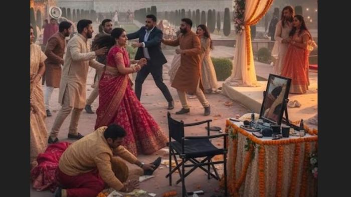 Keluarga Pengantin Bertengkar Gegara MUA Datang Terlambat, Saling Pukul hingga Warga Luka-luka