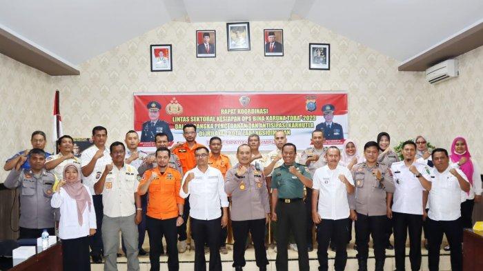Kapolres Padangsidmpuan Pimpin Rakor Lintas Sektoral Ops Bina Karuna Toba 2023