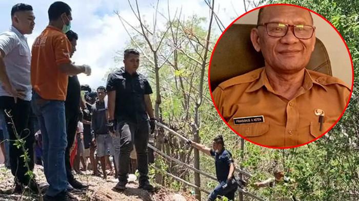 Misteri kasus kematian Kepala Badan Penanggulangan Bencana Daerah (BPBD) Kabupaten Belu, Fransiskus Xaverius Asten alias Frans Asten. Polisi melakukan olah TKP di lokasi ditemukannya jenazah korban.