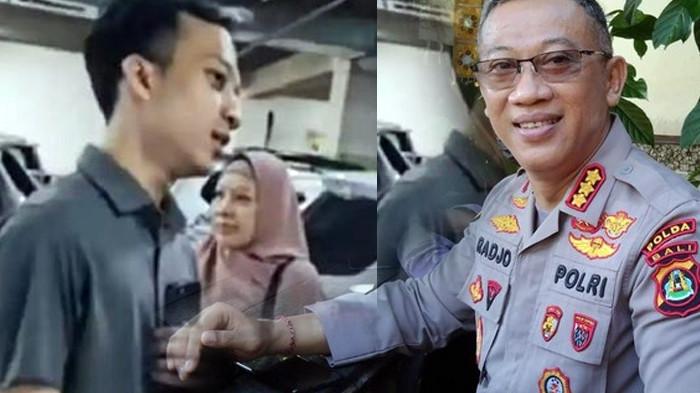 PRIA NGAKU ANAK PROPAM - Kepala Bidang Propam Polda Metro Jaya, Kombes Radjo Harahap, memberikan klarifikasi, Minggu (23/11). Kombes Radjo Harahap menegaskan, pria (kiri) tersebut bukan anak anggota Propam Polda Metro Jaya (kolase tribun medan)