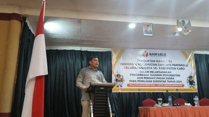 Bawaslu Karo Minta Badan AdHoc Lebih Awas Jelang Pemungutan Suara
